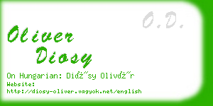 oliver diosy business card